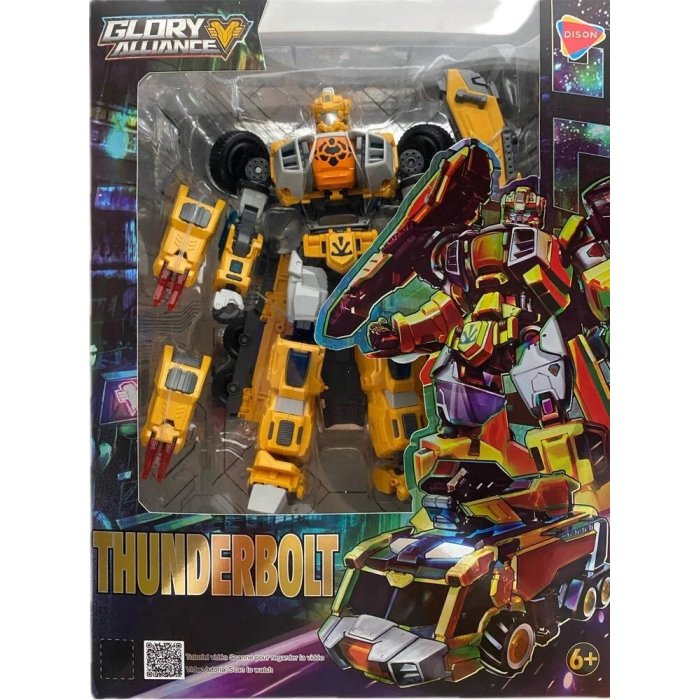 THUNDERBOLT VEHICULE TRANSFORMABLE SIDJ 660803