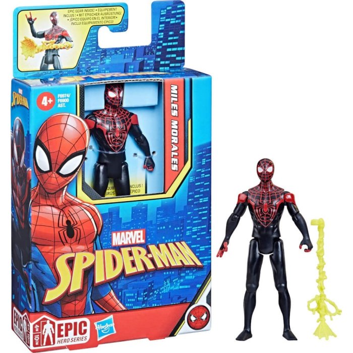 SPIDERMAN FIGURINE 10CM MILES HASBRO F69745