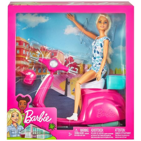 BARBIE ET SON SCOOTER...