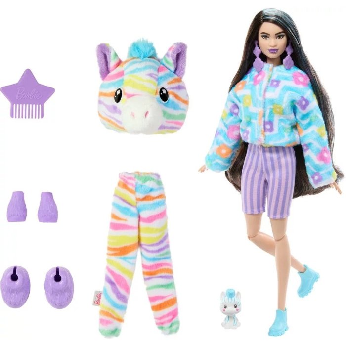 BARBIE CUTIE REVEAL ZEBRE SCPC HRK39