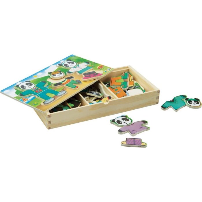 HABILLE LA FAMILLE OKOIA PUZZLE BOIS SIDJ 40477