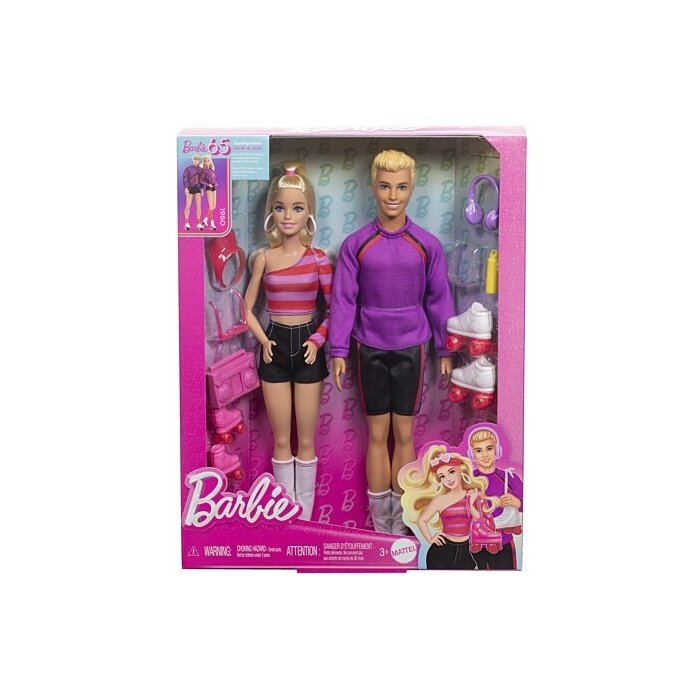 COFFRET BARBIE ET KEN ROLLER SCPC HXK90