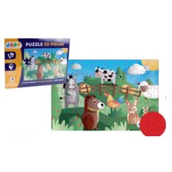 PUZZLE 50 PCS LES ANIMAUX...