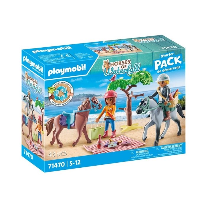 STARTER PACK AMELIA ET BEN AVEC CHEVAUX PLAYMOBIL