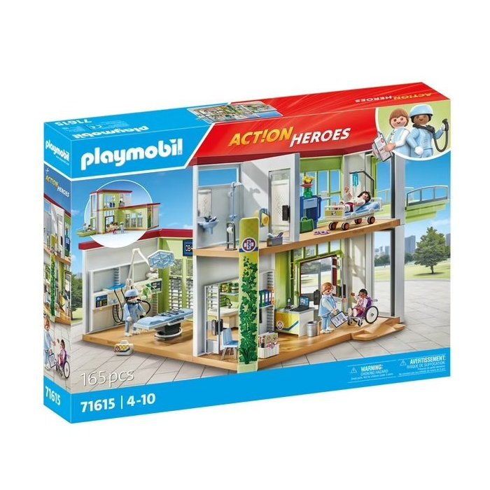 HOPITAL AMENAGE PLAYMOBIL 71615