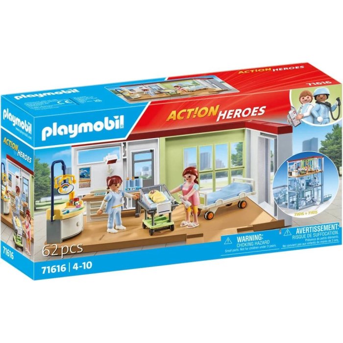 CHAMBRE DE MATERNITE PLAYMOBIL 71616