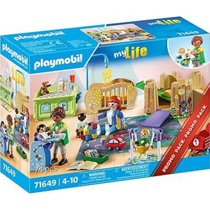 ASSIANTANTE MATERNELLE DE BEBES PLAYMOBIL 71649