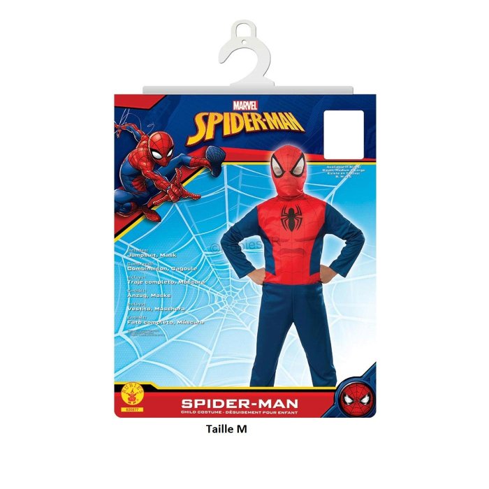 Déguisement Spiderman - 5/6 ans - Rubies