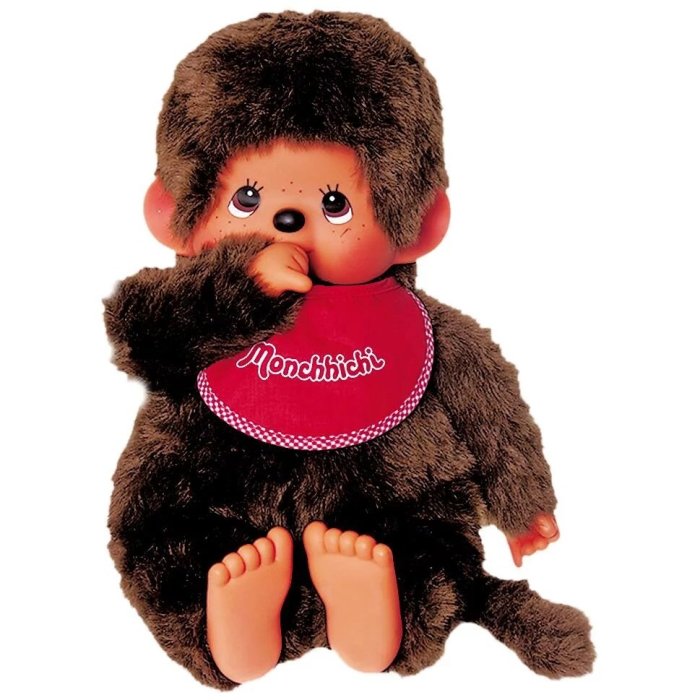 MONCHHICHI GARCON BAVOIR 45CM BANDAI 25541